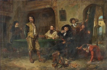 ロバート・アレクサンダー・ヒリングフォード Painting - ロバート・アレクサンダー・ヒリングフォードの歴史的な戦闘シーン